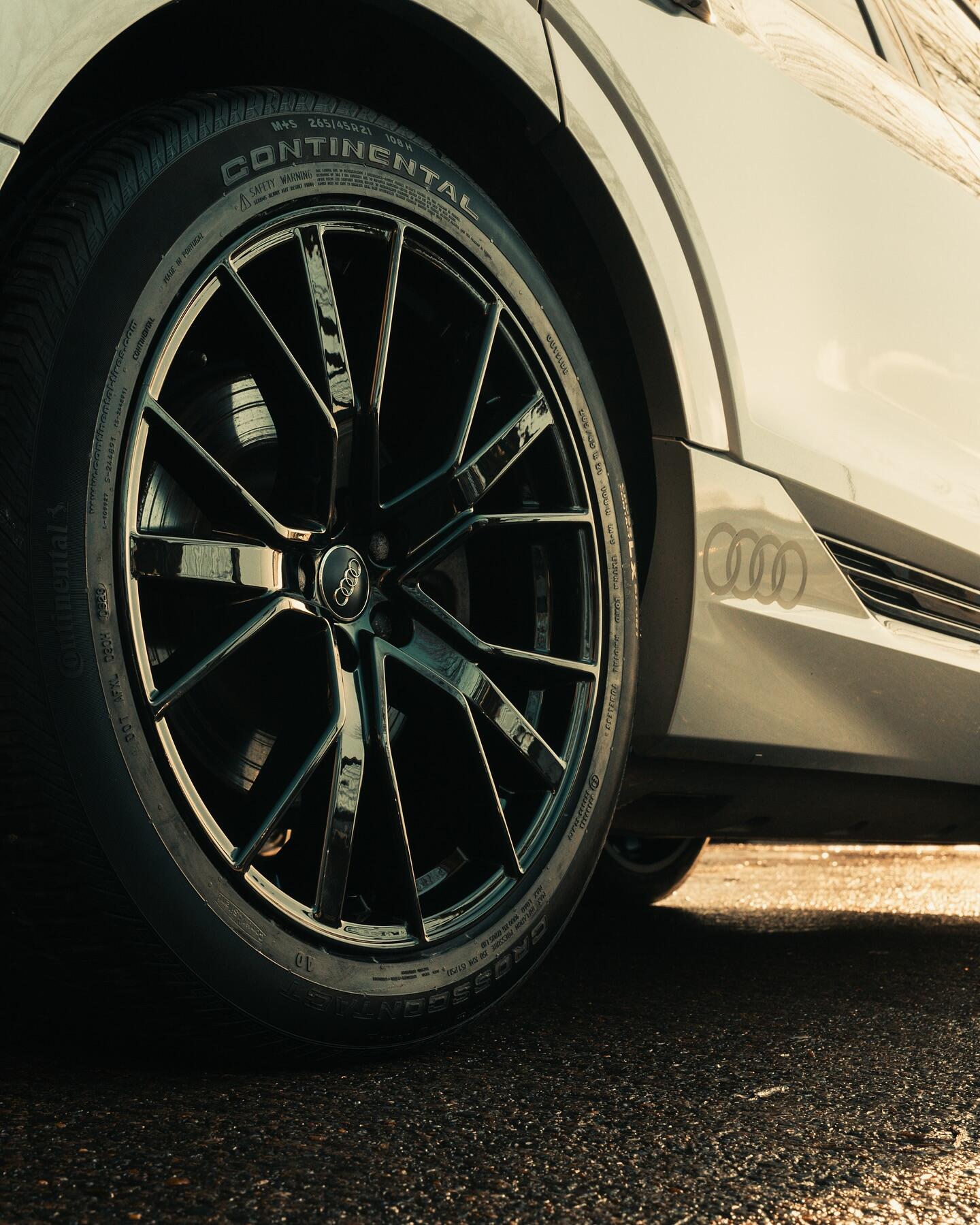 Audi e-tron Continental wheel after refurbishment