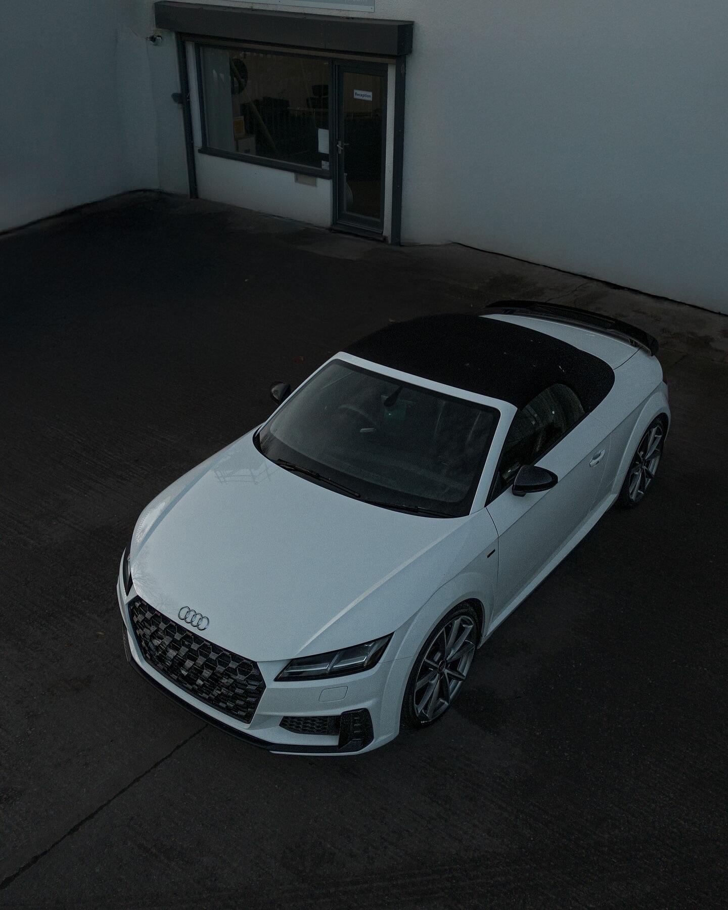 Audi TT aerial view at South West Alloys